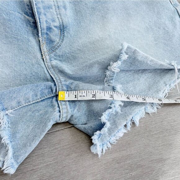 ROLLA’S Original Short City Bleach Light 26 Wash High Rise Cut Off Jean Shorts - Picture 16 of 16